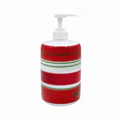 Ceramic soap dispenser Capri De Simone handmade sicilian pottery