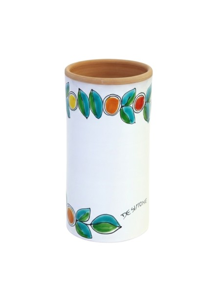 Wine kitchen utensil holder Arance e Limoni Ceramiche De Simone