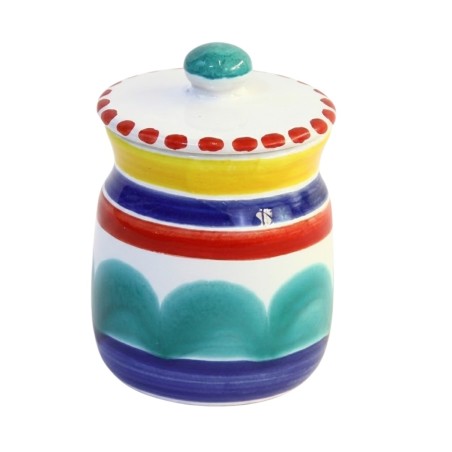 Sugar bowl Alicudi Ceramiche De Simone