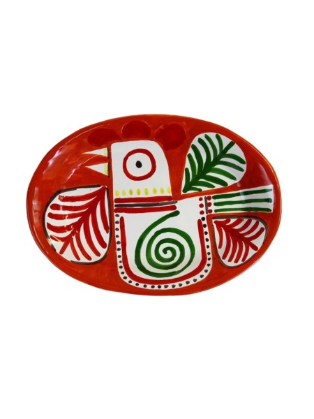 Oval Plate Marettimo OVMA Ceramiche De Simone