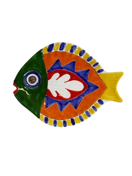 Piatto pesce piano PT1PE Ceramiche De Simone