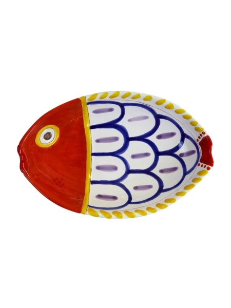 Piatto pesce fondo PTPE3 Ceramiche De Simone