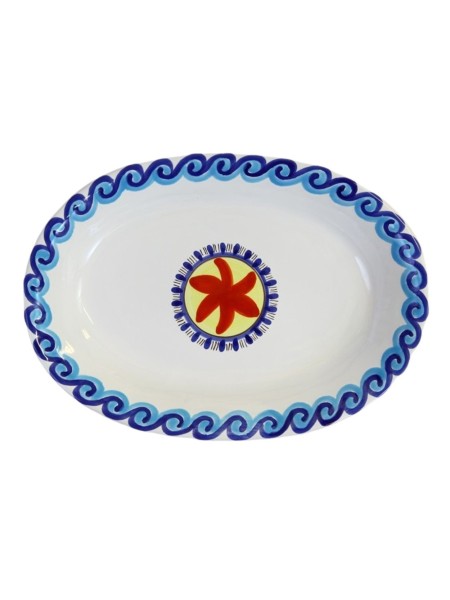 Piatto Ovale Tramontana OVTR Ceramiche De Simone