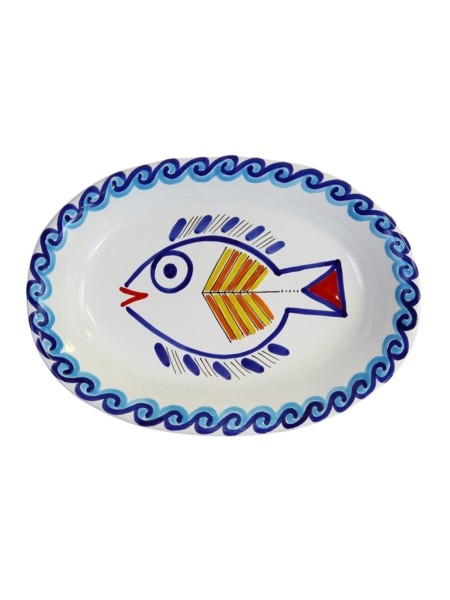 Piatto Ovale Levante Ceramiche De Simone