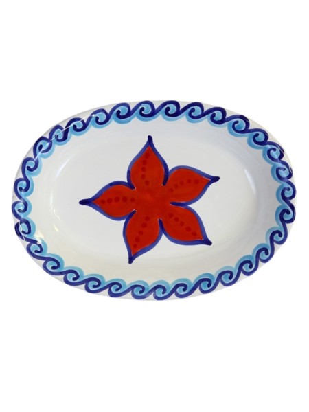 Piatto Ovale Maestrale Ceramiche De Simone