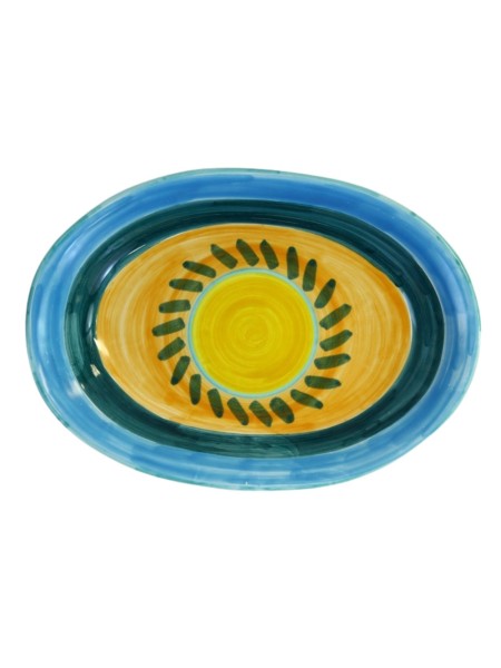 Piatto Ovale Naxos Ceramiche De Simone