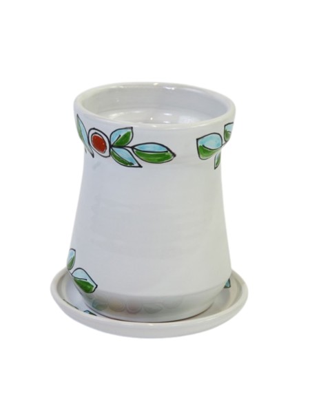 Drainer for kitchen utensils Arance e Limoni SCP5AR Ceramiche De Simone