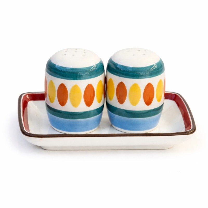 Salt and pepper shakers Solunto Ceramiche De Simone