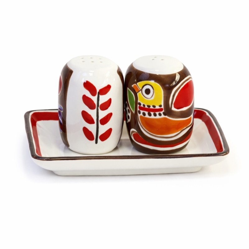 Salt and pepper shakers Stromboli Ceramiche De Simone