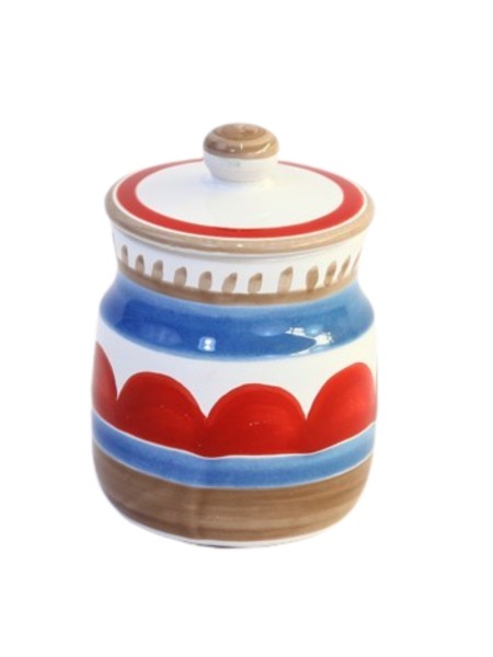 Sugar bowl Lampedusa Ceramiche De Simone