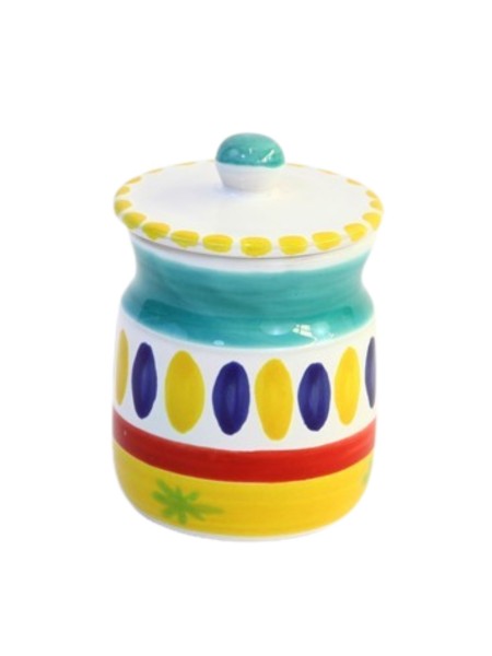 Sugar bowl Lipari Ceramiche De Simone