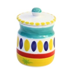 Sugar bowl Lipari Ceramiche De Simone