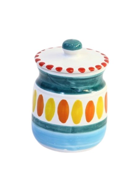 Sugar bowl Solunto Ceramiche De Simone