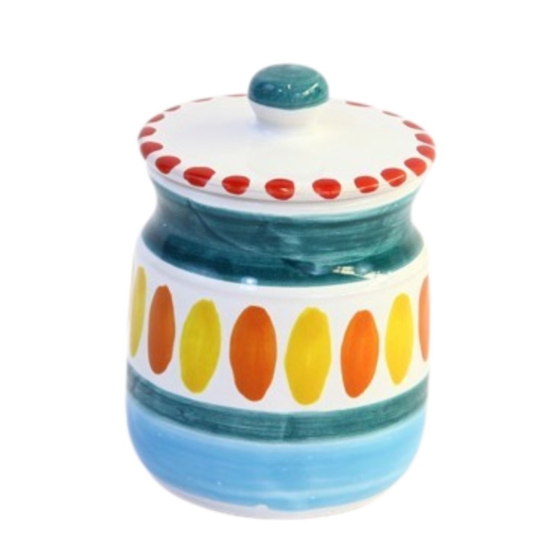 Sugar bowl Solunto Ceramiche De Simone