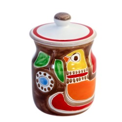 Sugar bowl Stromboli Ceramiche De Simone