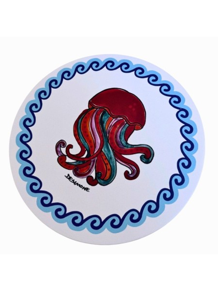 Sottopiatto in tessuto Medusa Ceramiche De Simone