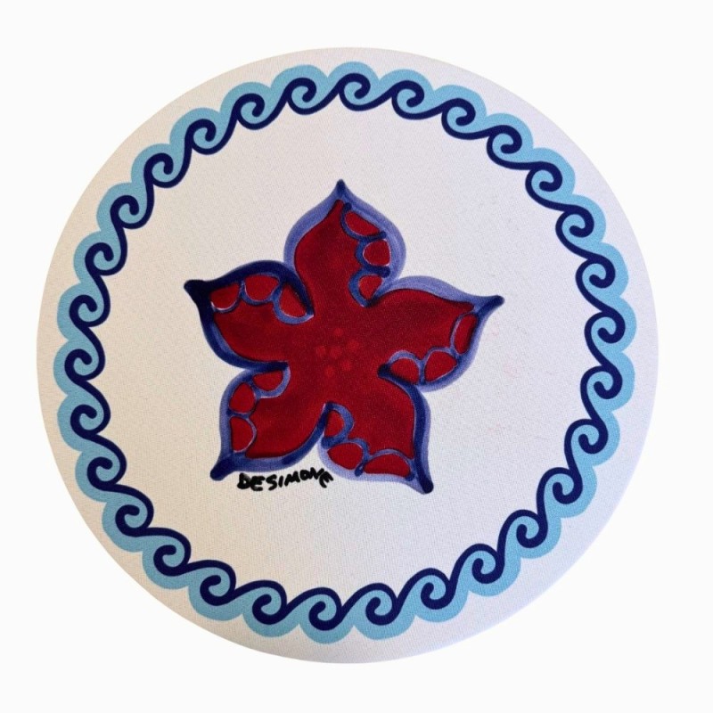 Fabric charger mats Folk set
