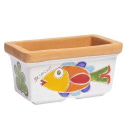 Fioriera rettangolare Folk Pesce