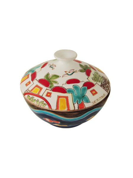 Biscottiera Dammusi Ceramiche De Simone