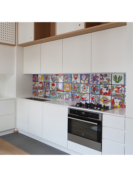 Ceramic wall tiles De simone pottery kitchen