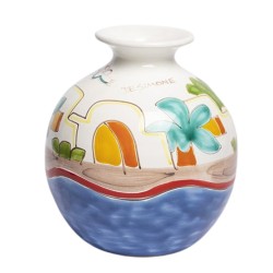 Vaso tondo Dammusi VS507DA Ceramiche de Simone