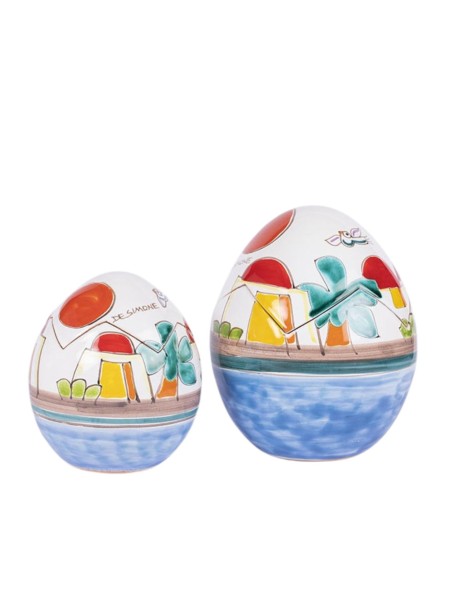 Egg box Dammusi De Simone sicilian handmade pottery
