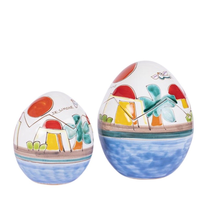 Egg box Dammusi De Simone sicilian handmade pottery