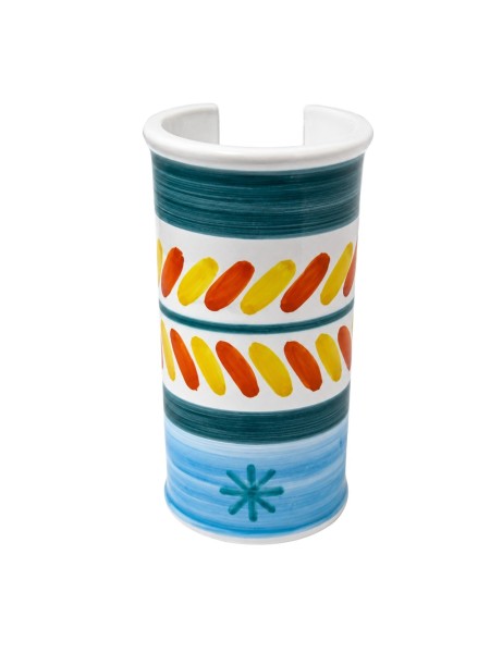 Portabicchieri artigianale Segesta ceramiche de simone