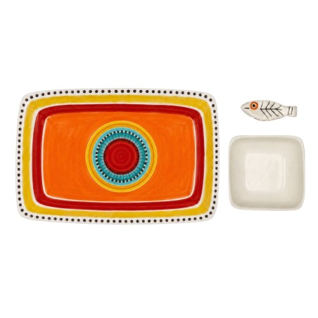 Set sushi ceramica artigianale siciliane Pantelleria De Simone