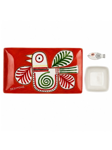 Set sushi ceramica artigianale siciliane Marettimo De Simone