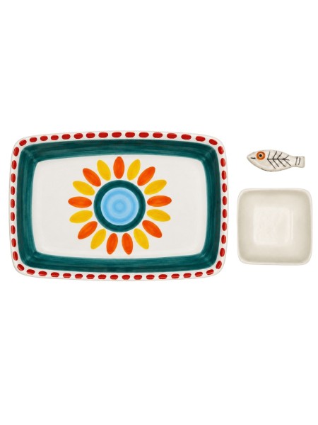 Set sushi ceramica artigianale siciliane Solunto De Simone