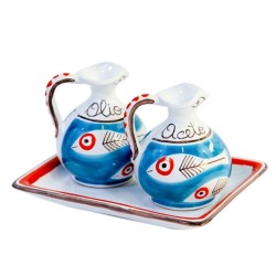 De Simone Pottery Oil and vinegar Itaca