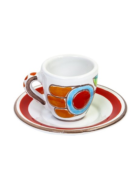 Coffee Cup with Saucer Folk TZZ56FK