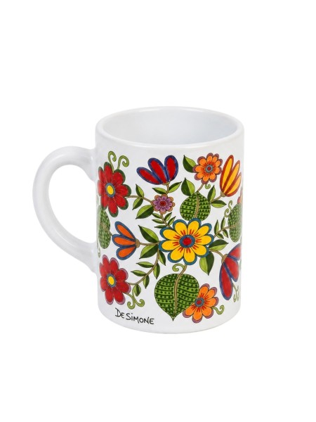 Mug Floreal DS De Simone Sicilian Pottery