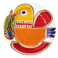 Piatto tondo Strombolicchio Ceramiche De Simone