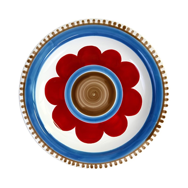 Round plate Lampedusa PTLA Ceramiche De Simone