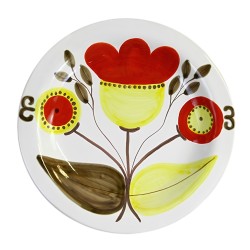 Round plate Eolie PTEO Ceramiche De Simone