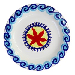 Round plate Tramontana PTTR Ceramiche De Simone
