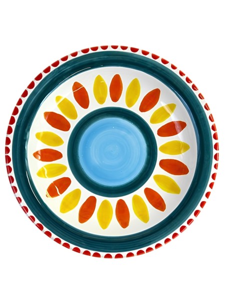 Piatto tondo Solunto PTSO Ceramiche De Simone