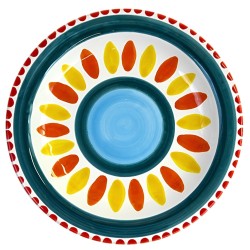 Piatto tondo Solunto PTSO Ceramiche De Simone
