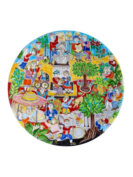 Circular plate DS 55 cm The public garden