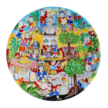 Circular plate DS 55 cm The public garden