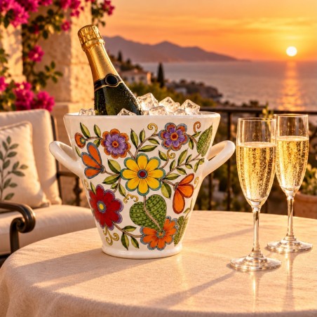 Secchiello porta-ghiaccio DS Floreale