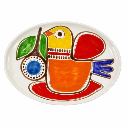 Piatto Ovale Strombolicchio Ceramiche De Simone