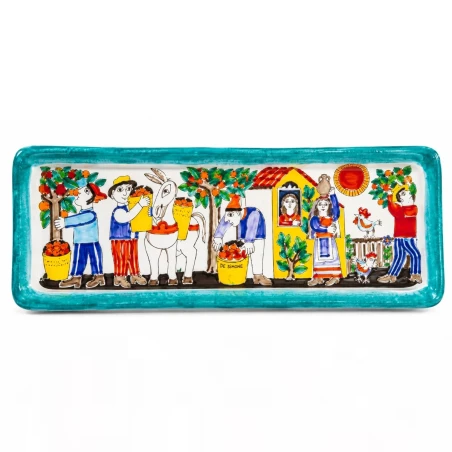 Rectangular Tray Folk Orange Harvesting VSS38FK3