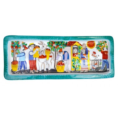 Rectangular Tray Folk Orange Harvesting VSS38FK3