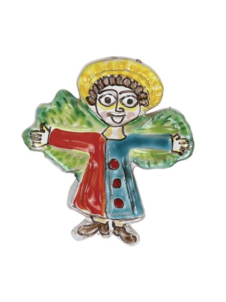 Angelo in ceramica Vincenzino ANGR318A-05