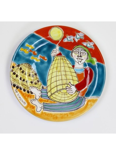Circular Plate DS 18 cm Fisherman PT18DS-05