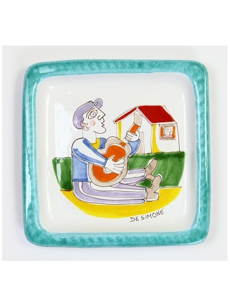 Piatto quadrato Folk Serenata PQFK-5