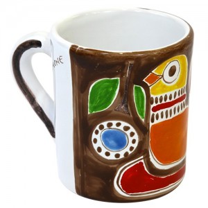 Tazza da cappuccino Pesce Folk TZ68FK